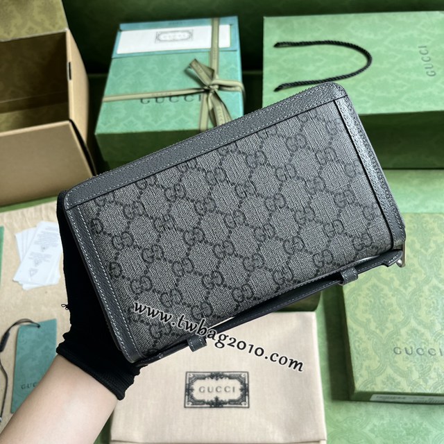 gucci專櫃新款收納袋手袋 古馳Ophidia系列GG旅行包 jcp1584